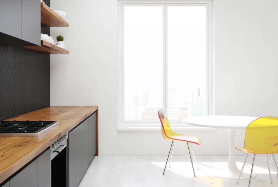 Madera maciza de Roble Americano alistonada