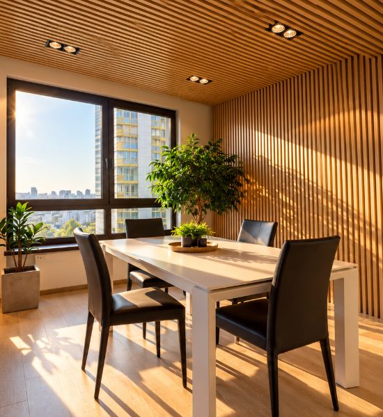 Listones de madera decorativos